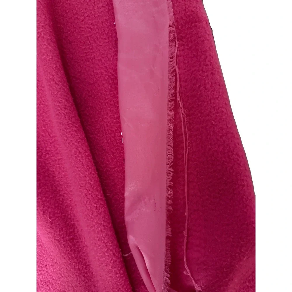 Vintage Pink Acrylic Blanket Satin Trim 89x101